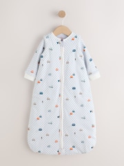 Checkerboard Cars 2.5 Tog Removable Sleeve Baby Sleep Bag - Image 8 of 12