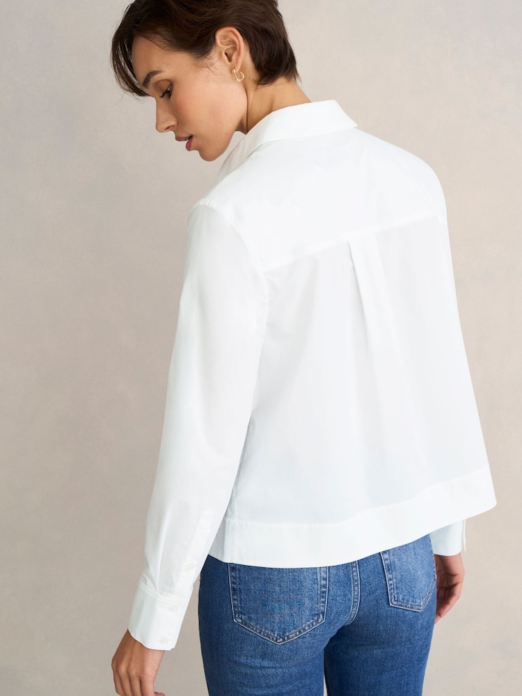 Hobbs White Andie Shirt - Image 2 of 4 Hobbs White Andie Shirt - Image 2 of 4