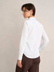 Hobbs Blue Viola Stripe Shirt - Image 2 of 4