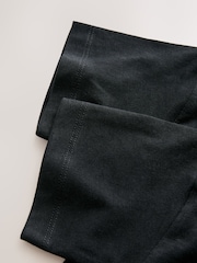 Black Short Sleeve Plain T-Shirts 2 Pack (3mths-7yrs) - Image 4 of 5