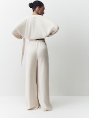 Creme - Studio Wide Leg Jogger Trousers - Bild 4 von 8