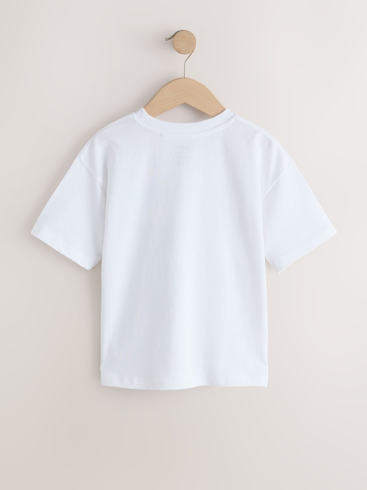 White Sun Vibes Short Sleeve Graphic T-Shirt (3-16yrs) - Image 2 of 4
