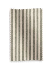 Chenille Stripe Moss Green Hampton Wooden Accent Chair - Image 9 of 9