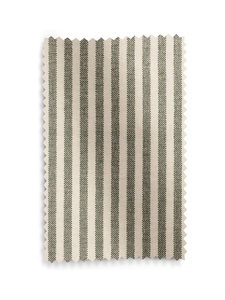 Chenille Stripe Moss Green Hampton Wooden Accent Chair - Image 9 of 9 Chenille Stripe Moss Green Hampton Wooden Accent Chair - Image 9 of 9