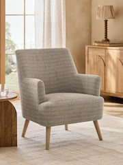 Chunky Woven Texture Multi Carter Accent Chair - Image 1 of 10