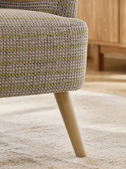 Chunky Woven Texture Multi Carter Accent Chair - Image 5 of 10