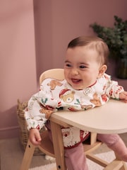 Christmas Character Bauble Weaning And Feeding Sleeved Bib - Image 2 of 5