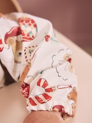 Christmas Character Bauble Weaning And Feeding Sleeved Bib - Image 5 of 5