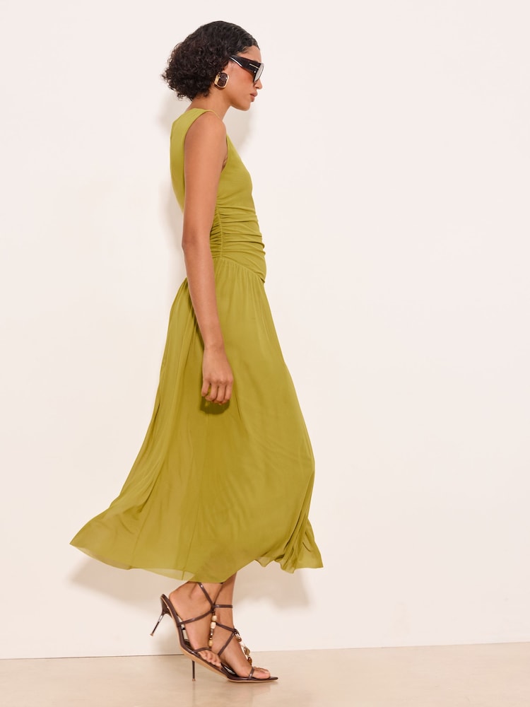 lime mesh dress Sofia Mesh Dress