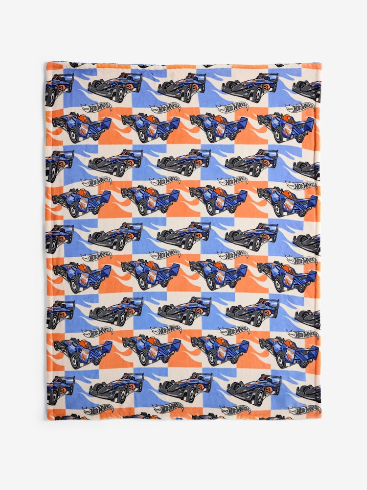 Hot Wheels Sherpa Fleece Throw - Image 1 of 3 Hot Wheels Sherpa Fleece Throw - Image 1 of 3