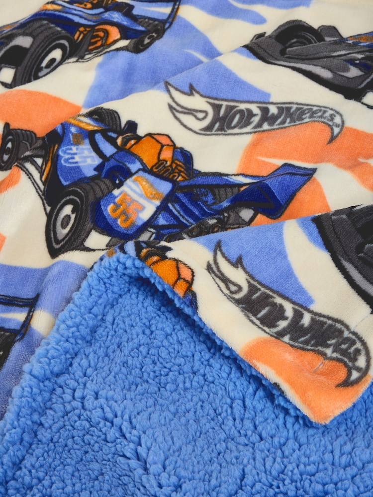 Hot Wheels Sherpa Fleece Throw - Image 3 of 3 Hot Wheels Sherpa Fleece Throw - Image 3 of 3