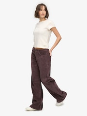 Superdry Brown Mid Baggy Jumbo Cord Trousers - Image 3 of 7
