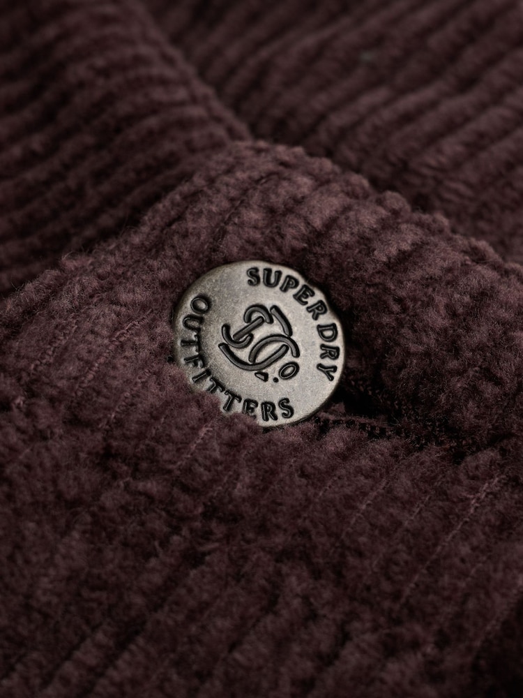 Superdry Brown Mid Baggy Jumbo Cord Trousers - Image 7 of 7