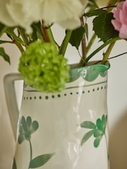 Cath Kidston Green/White Handpainted Jug - Image 4 of 5