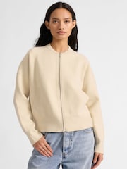 Strikket Bomber Jakke - Billede 2 af 5