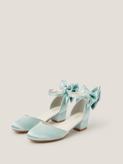 Monsoon Green Sara Bow Two Part Heels - Image 1 of 3