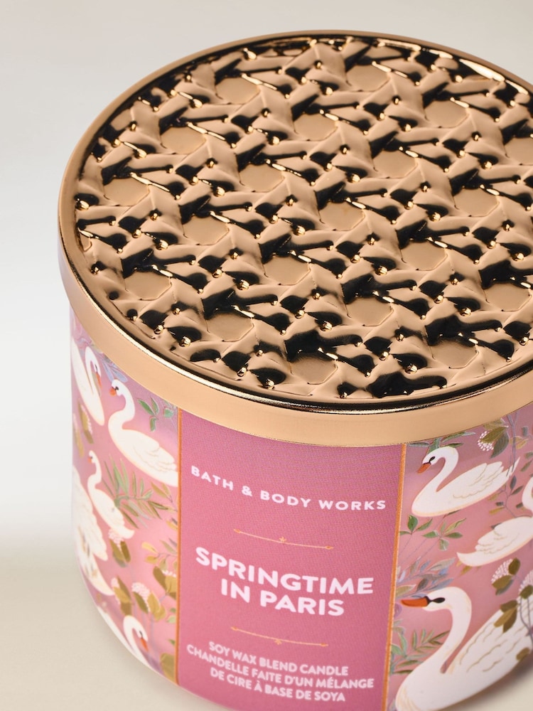 Bath & Body Works Springtime In Paris 3 Wick Candle 411g - Image 2 of 2