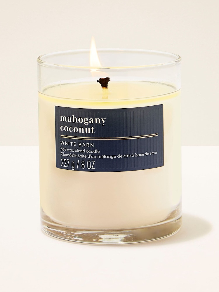 Bath & Body Works Mahogany Coconut Single Wick Candle 227g - Image 1 of 3