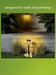 Philips Black LED Radii UE Solar Wall Light - Image 3 of 5
