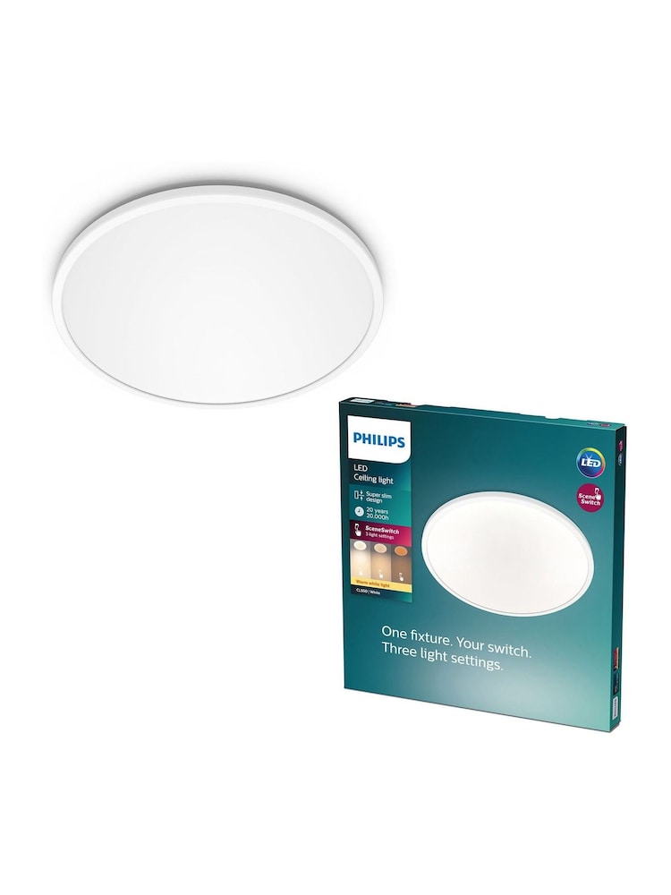 Philips White LED Superslim 15W 27K Ceiling Light - Image 2 of 6 Philips White LED Superslim 15W 27K Ceiling Light - Image 2 of 6