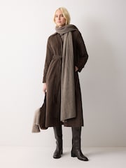 Jigsaw Brown Denim Belted Shirt Dress - Image 2 of 6