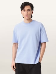 AllSaints Blue Haven Short Sleeve Crew Neck T-Shirt - Image 1 of 6