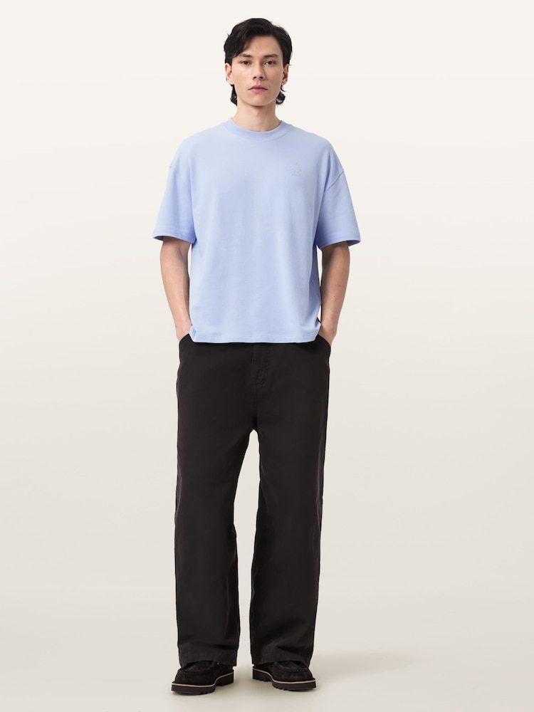 AllSaints Blue Haven Short Sleeve Crew Neck T-Shirt - Image 2 of 6