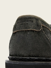 AllSaints Grey Skiff Tassel Loafers - Image 5 of 5