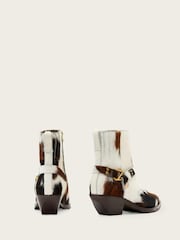 AllSaints Brown Fox Carabiner Boots - Image 3 of 5