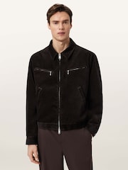 AllSaints Brown Korey Jacket - Image 4 of 7