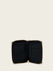 AllSaints Brown Lena Hex Zip Wallet - Image 2 of 6