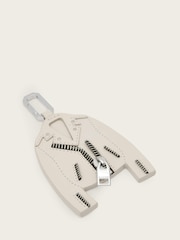 AllSaints White Dalby Keyring - Image 3 of 3