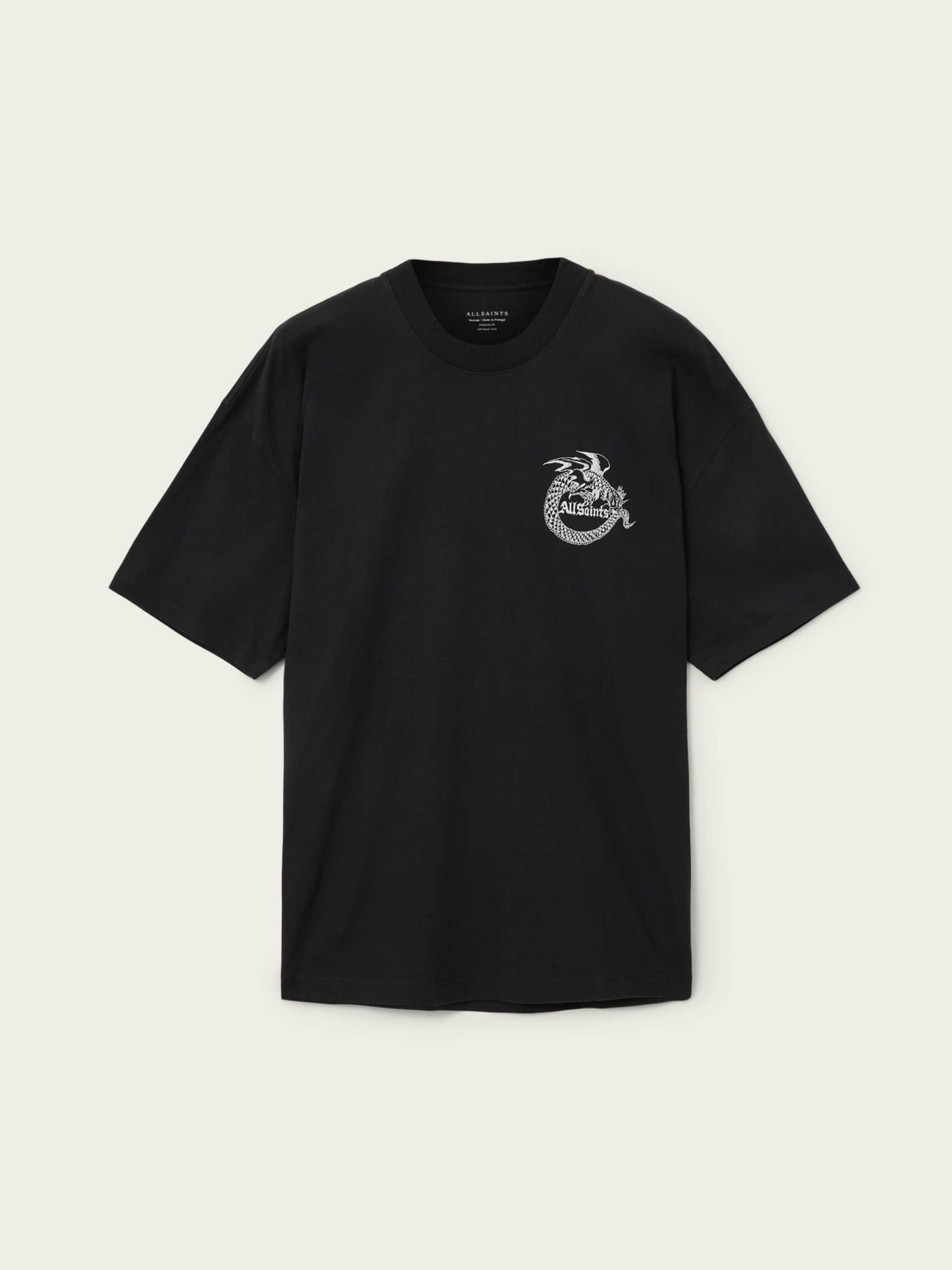 Buy AllSaints Black Terra Short Sleeve Crew Neck T-Shirt from Next USA Buy AllSaints Black Terra Short Sleeve Crew Neck T-Shirt from Next USA