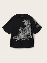AllSaints Black Pounce Lisa T-Shirt - Image 6 of 7