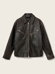 AllSaints Black Starday Jacket - Image 8 of 8