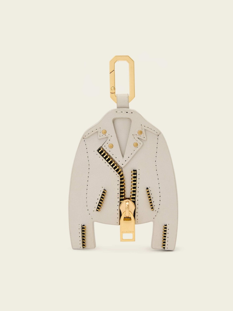 Alb/Auriu - AllSaints Dalby Keyring - Imaginea 1 din 4