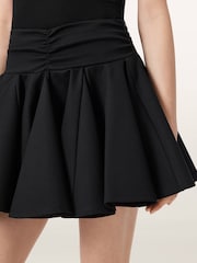 AllSaints Black Tulip Ponte Skirt - Image 7 of 8
