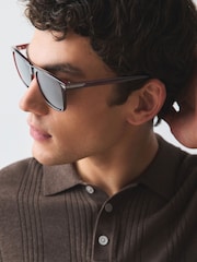 Mineral Dark Red Preppy Sunglasses - Image 2 of 6