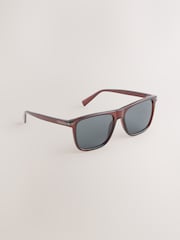 Mineral Dark Red Preppy Sunglasses - Image 3 of 6