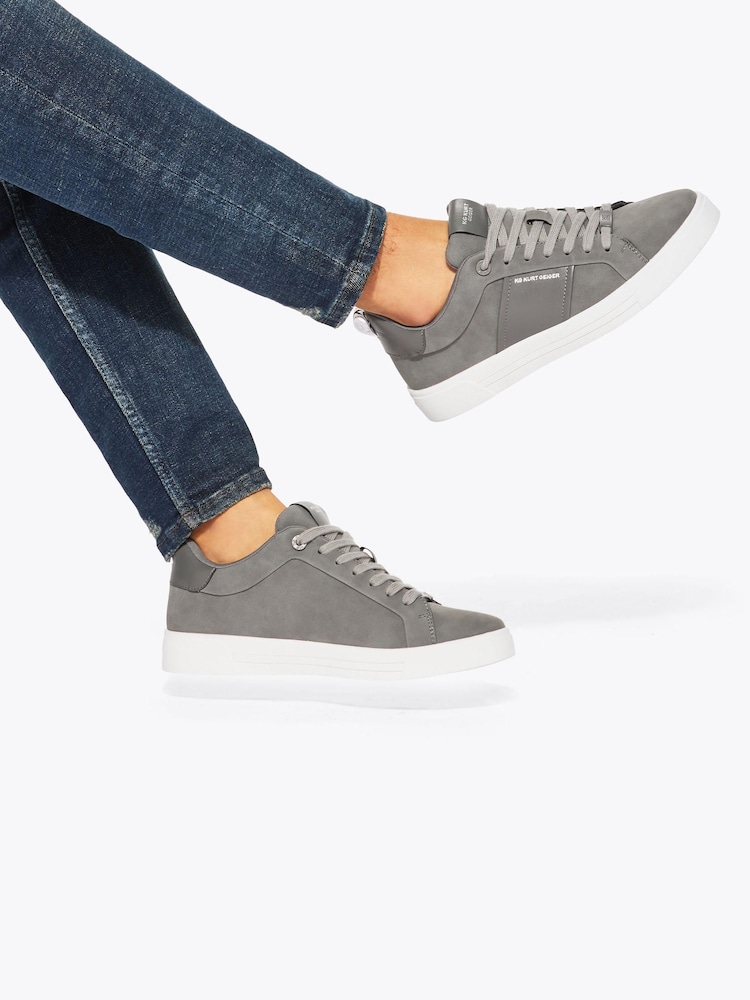 KG Kurt Geiger Dark Grey Noah Trainers - Image 1 of 5