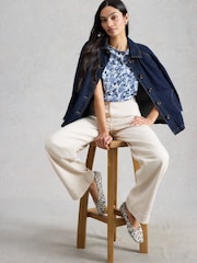 White Stuff Blue Abbie T-Shirt - Image 3 of 6