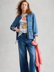 White Stuff White Abbie T-Shirt - Image 4 of 6