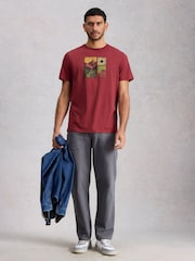 White Stuff Red Abersoch Hike Graphic T-Shirt - Image 1 of 6