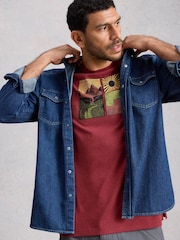 White Stuff Red Abersoch Hike Graphic T-Shirt - Image 4 of 6