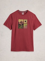 White Stuff Red Abersoch Hike Graphic T-Shirt - Image 5 of 6