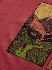 White Stuff Red Abersoch Hike Graphic T-Shirt - Image 6 of 6