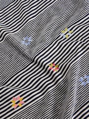 Sininen - White Stuff Abbie -raita t-paita - Kuva 6 / 6