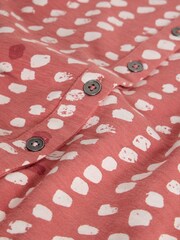 White Stuff Pink Annie Short Sleeve Jersey Shirt - Image 2 of 2