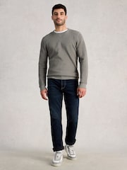 White Stuff Grey Attadale Crew Neck Jumper - Image 3 of 6