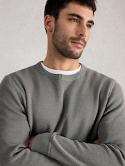 White Stuff Grey Attadale Crew Neck Jumper - Image 4 of 6